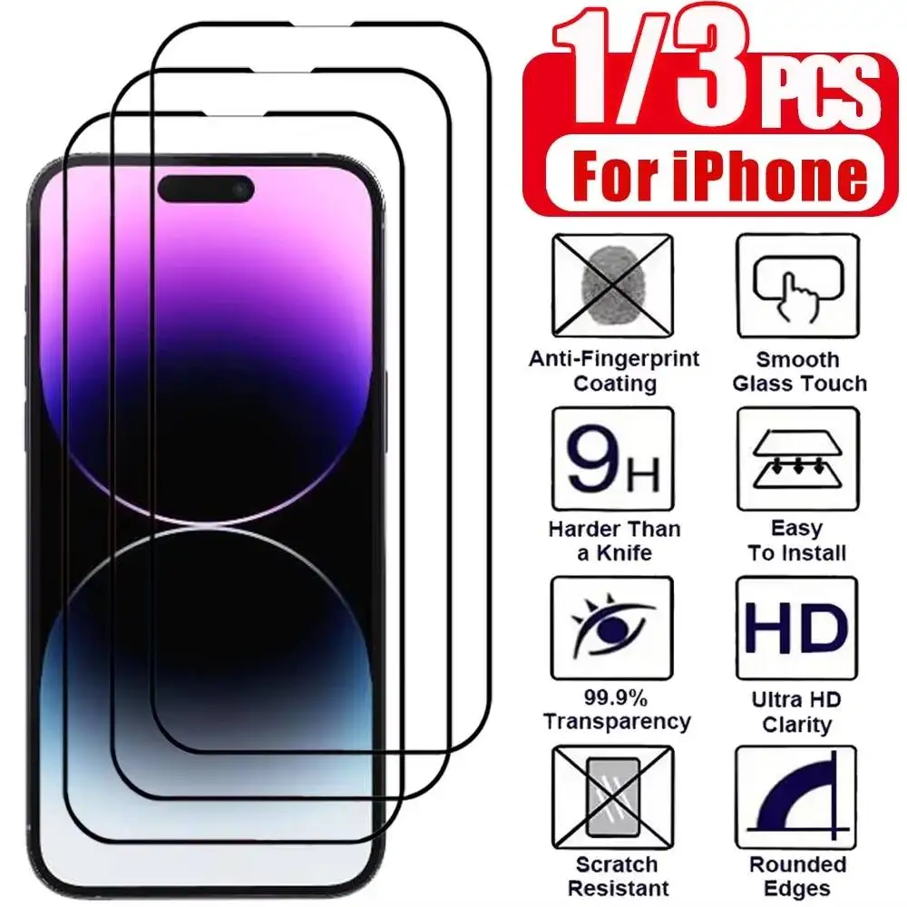 9D Protective 17 16 11 15 14 Pro Max Air 16E Tempered Glass For Iphone 13 12 Mini SE XR XS X 6 7 8 Plus
9D Protective 17 16 11 15 14 Pro Max Air 16E Tempered Glass For Iphone 13 12 Mini SE XR XS X 6 7 8 Plus