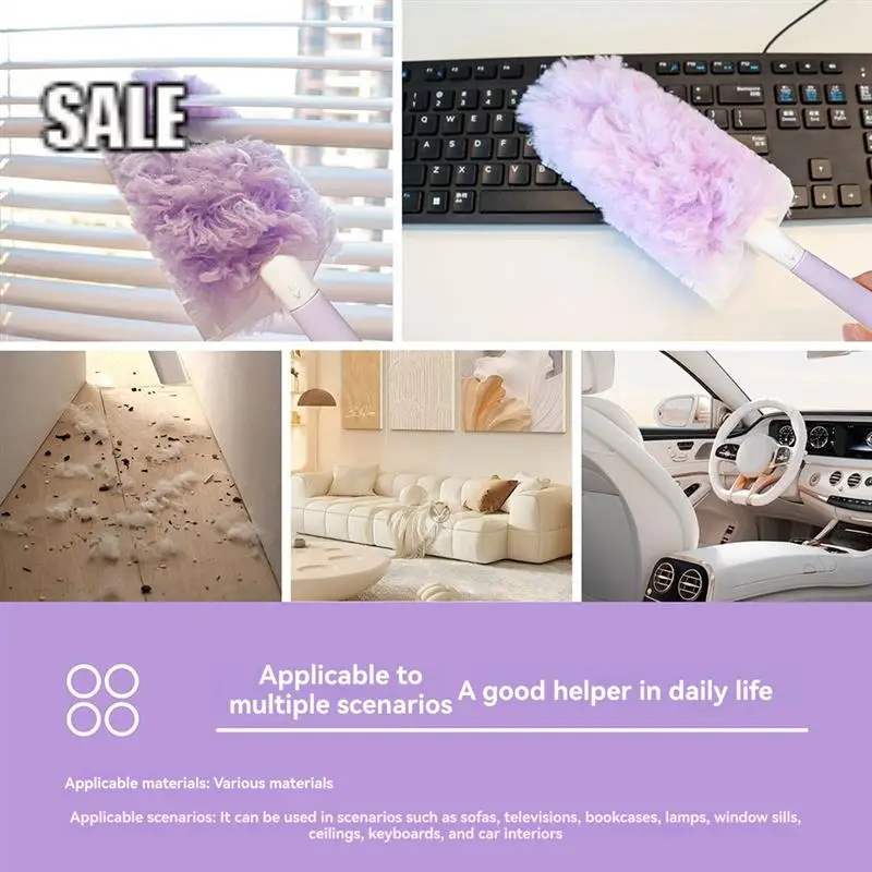 White Peach Scent Electrostatic Duster Electrostatic Adsorption Multi-Function Dust Duster Household Cleaning-A68E
White Peach Scent Electrostatic Duster Electrostatic Adsorption Multi-Function Dust Duster Household Cleaning-A68E