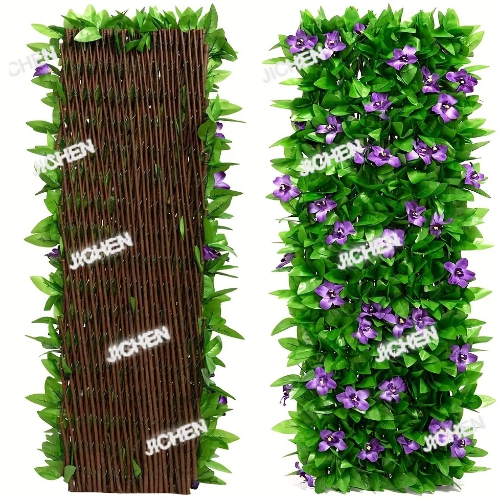 ZQQ Экран для конфиденциальности искусственной орхидеи и плюща - яркие фиолетовые цветы и зеленые листья, расширяемая декоративная стена для улицы
ZQQ Экран для конфиденциальности искусственной орхидеи и плюща - яркие фиолетовые цветы и зеленые листья, расширяемая декоративная стена для улицы