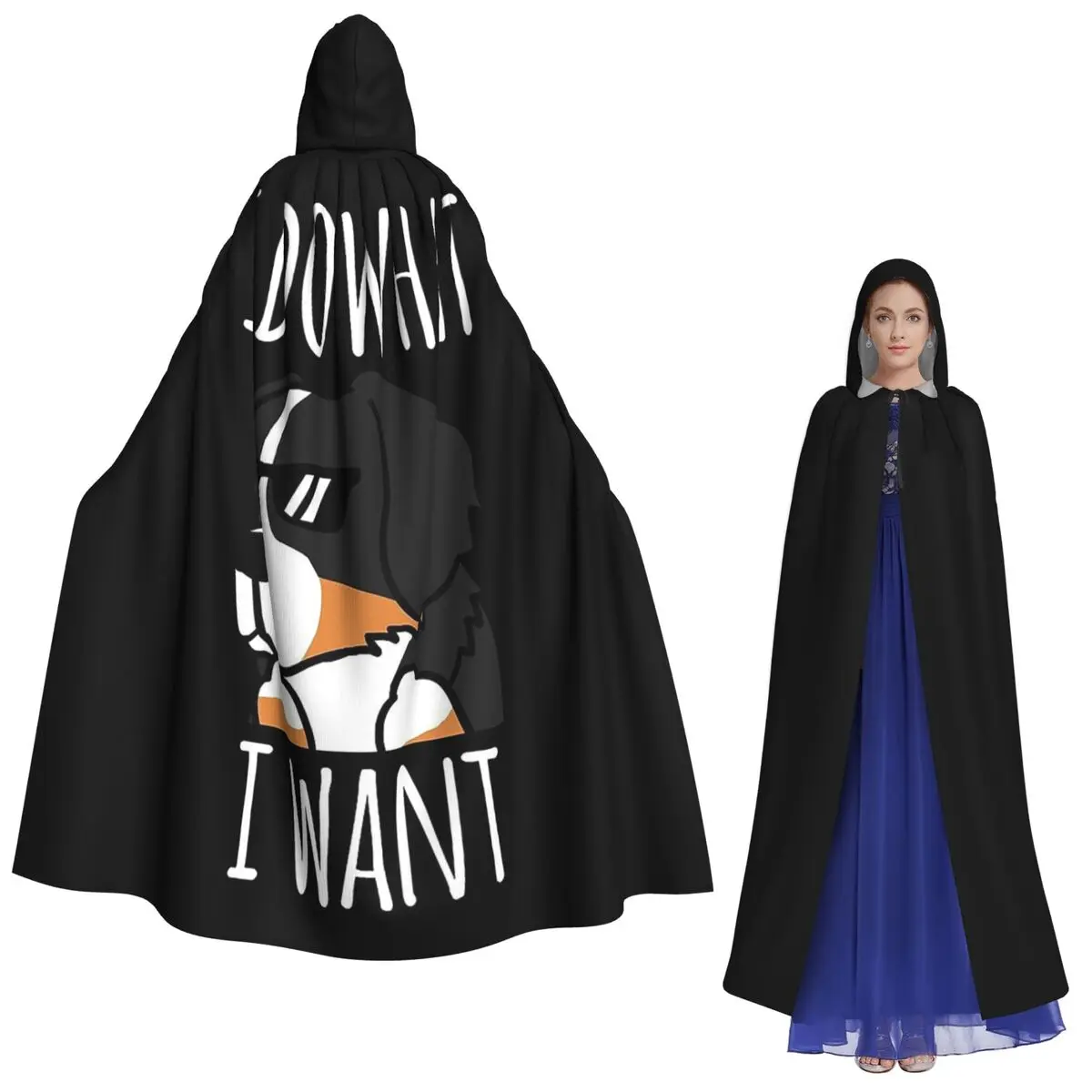 Забавный длинный плащ с капюшоном для бернского зенненхунда, средневековый костюм ведьмы, накидка для косплея, пальто на Хэллоуин для взрослых, унисекс
Забавный длинный плащ с капюшоном для бернского зенненхунда, средневековый костюм ведьмы, накидка для косплея, пальто на Хэллоуин для взрослых, унисекс
