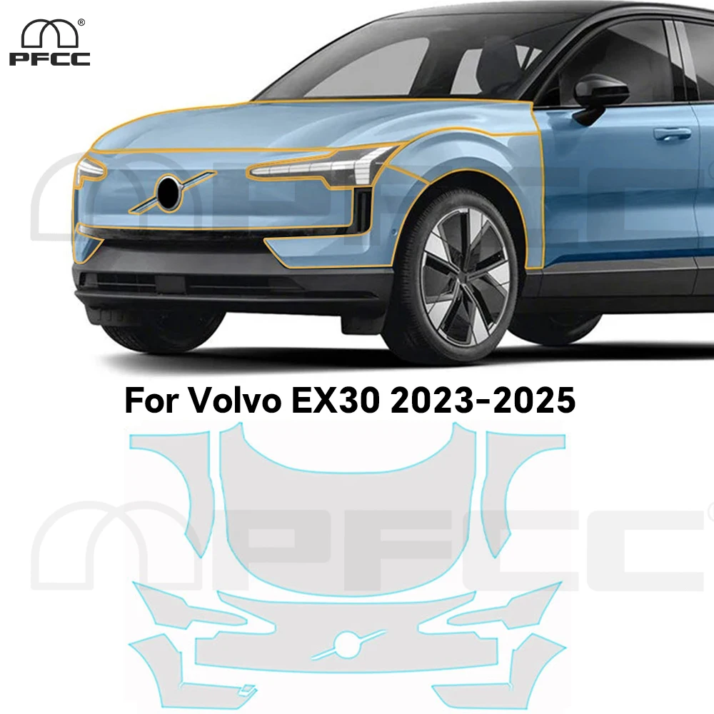 TPU Paint Protection Film For Volvo EX30 2023-2025 Anti-scratch Car Body Clear Bra Pre-cut PPF Resistant Repairable Invisible
TPU Paint Protection Film For Volvo EX30 2023-2025 Anti-scratch Car Body Clear Bra Pre-cut PPF Resistant Repairable Invisible