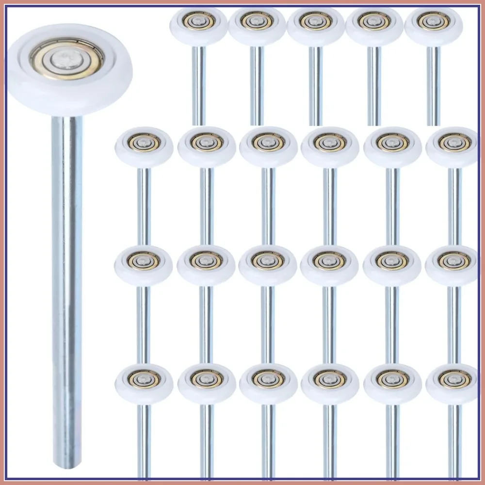 20 Pack 9" Stem 2" 13 Ball Nylon Garage Door Rollers, Quiet, Durable, High Load, 6200ZZ Double Sealed Bearings
20 Pack 9" Stem 2" 13 Ball Nylon Garage Door Rollers, Quiet, Durable, High Load, 6200ZZ Double Sealed Bearings