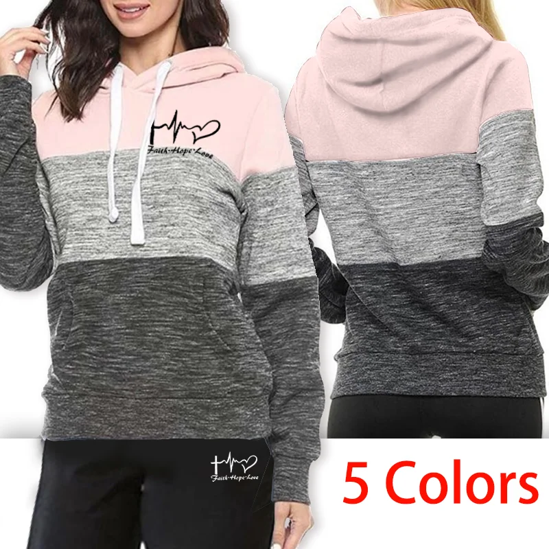 Women's Color Matching Hoodie Set Printed In Font Slim Fitting Hoodie Two-piece Sports Pants Set Sports Clothes Spring Autumn
Women's Color Matching Hoodie Set Printed In Font Slim Fitting Hoodie Two-piece Sports Pants Set Sports Clothes Spring Autumn