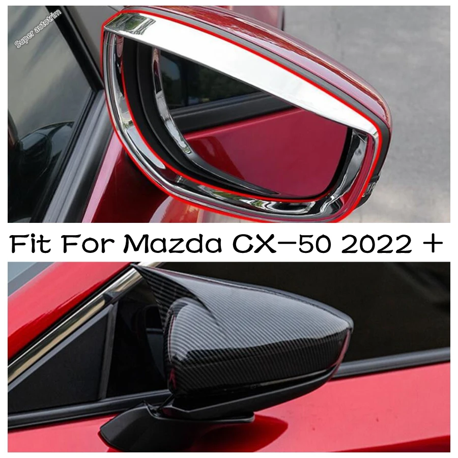 Rearview Mirror Cap Shell Protector Rain Eyebrow Cover Trim For Mazda CX-50 2022 - 2024 ABS Chrome / Carbon Fiber Accessories
Rearview Mirror Cap Shell Protector Rain Eyebrow Cover Trim For Mazda CX-50 2022 - 2024 ABS Chrome / Carbon Fiber Accessories