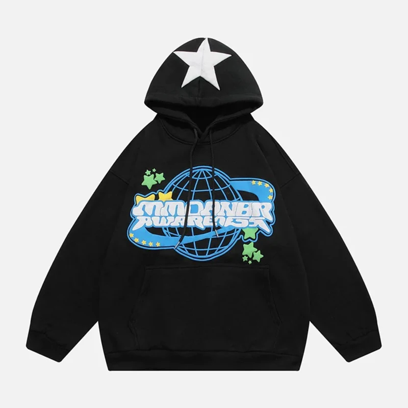 Vintage printed thick hoodie Y2K plush high street hip-hop pullover men's and women's coat Harajuku personality creative sweater
Vintage printed thick hoodie Y2K plush high street hip-hop pullover men's and women's coat Harajuku personality creative sweater