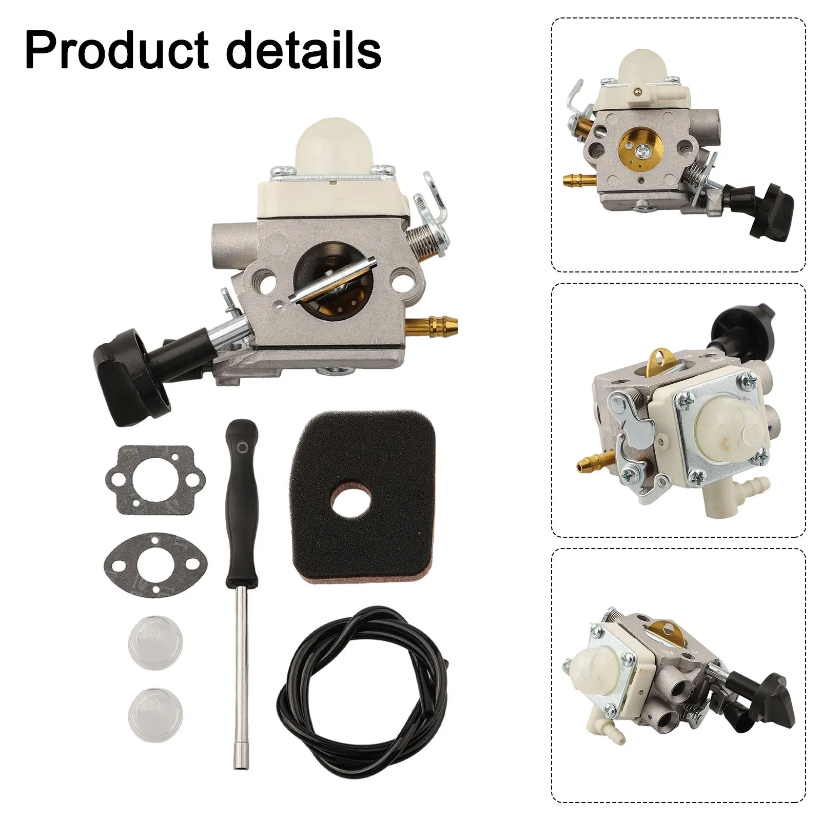 Carburetor for BG56C Leaf Blower Optimizes Engine Performance Includes Gaskets and Fuel Pipe for Easy Installation
Carburetor for BG56C Leaf Blower Optimizes Engine Performance Includes Gaskets and Fuel Pipe for Easy Installation