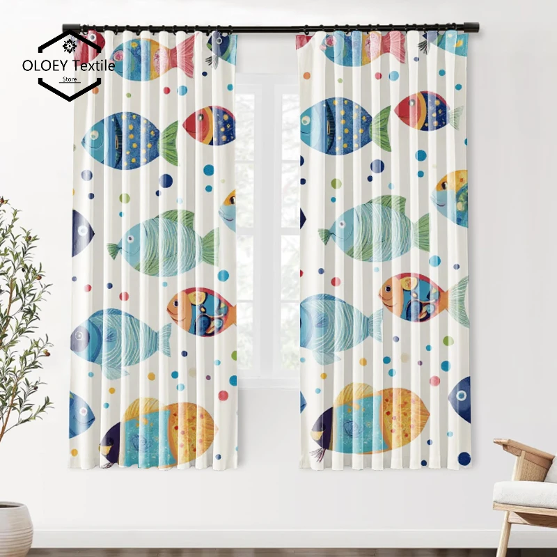 The Fun Fish Under The Sea Print Curtains - Customized Patterns Curtains for Living Room Bedroom Window Drapes Kids Room Decor
The Fun Fish Under The Sea Print Curtains - Customized Patterns Curtains for Living Room Bedroom Window Drapes Kids Room Decor