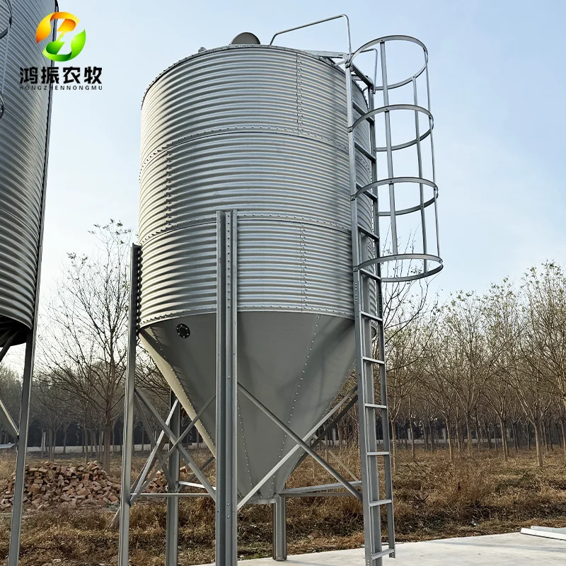 Hot-Dip Galvanized Silo For Poultry & Chain Feeding System
Hot-Dip Galvanized Silo For Poultry & Chain Feeding System