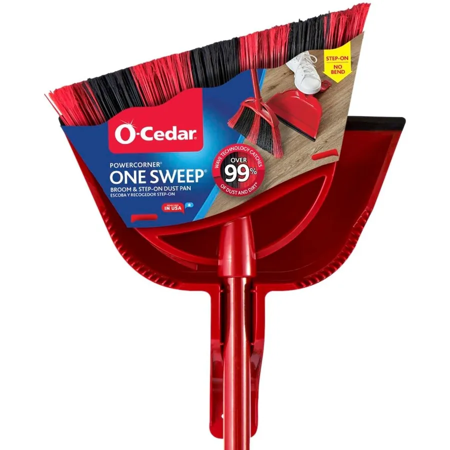 One Sweep Broom with StepOn Dustpan for Efficient Home and Pet Area Cleaning Removes Up to 99 of Debris with a Single Sweep Lig
One Sweep Broom with StepOn Dustpan for Efficient Home and Pet Area Cleaning Removes Up to 99 of Debris with a Single Sweep Lig