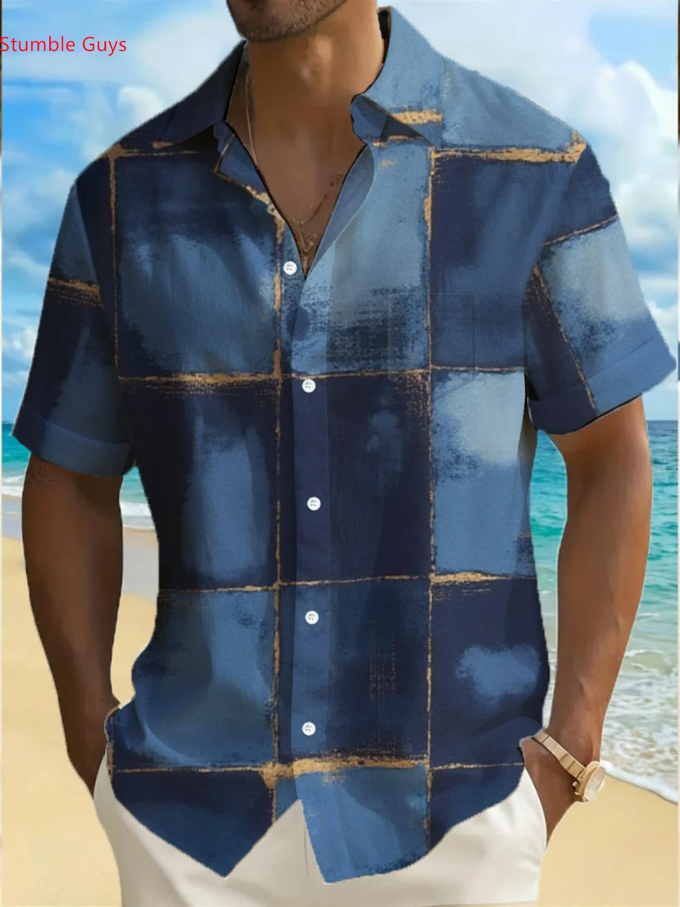 Summer Casual Print Shirt For Men Hawaiian Style Man Short Sleeve Fashion Beach Wear Breathable Holiday Party Tops
Summer Casual Print Shirt For Men Hawaiian Style Man Short Sleeve Fashion Beach Wear Breathable Holiday Party Tops