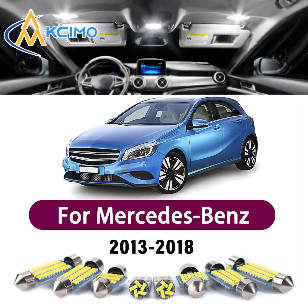 Error Free LED Interior Light Kit for Mercedes-Benz A Class W176 2013-2018 Premium Bright Dome Trunk Mirror Reading Lamps Canbus
Error Free LED Interior Light Kit for Mercedes-Benz A Class W176 2013-2018 Premium Bright Dome Trunk Mirror Reading Lamps Canbus
