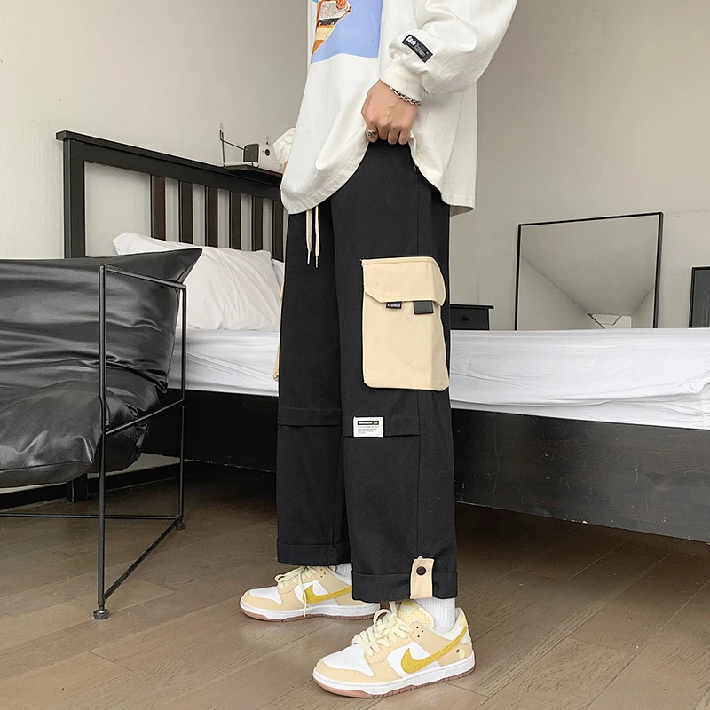 Retro Japanese Sle Work Pants Men's Loose Straight Leg Patchwork ket Casual Trousers Versatile Spring Autumn Leisure Pants
Retro Japanese Sle Work Pants Men's Loose Straight Leg Patchwork ket Casual Trousers Versatile Spring Autumn Leisure Pants