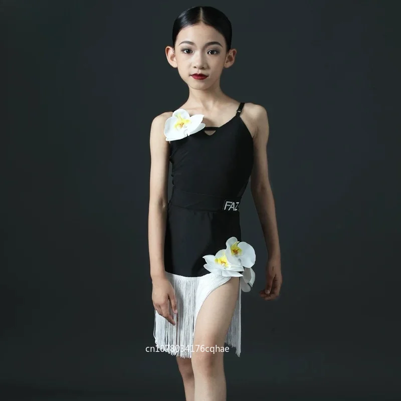 Summer children's Latin style advanced dance costume practice suit children's dance skirt training suit performance clothing
Summer children's Latin style advanced dance costume practice suit children's dance skirt training suit performance clothing