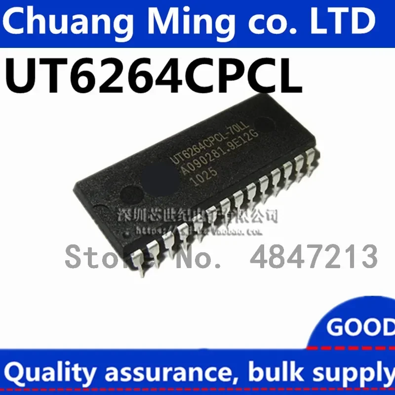 Free shipping 50pcs/lots UT6264CPC-70LL UT6264CPCL-70LL UT6264CPCL UT6264 DIP-28 C In stock!
Free shipping 50pcs/lots UT6264CPC-70LL UT6264CPCL-70LL UT6264CPCL UT6264 DIP-28 C In stock!