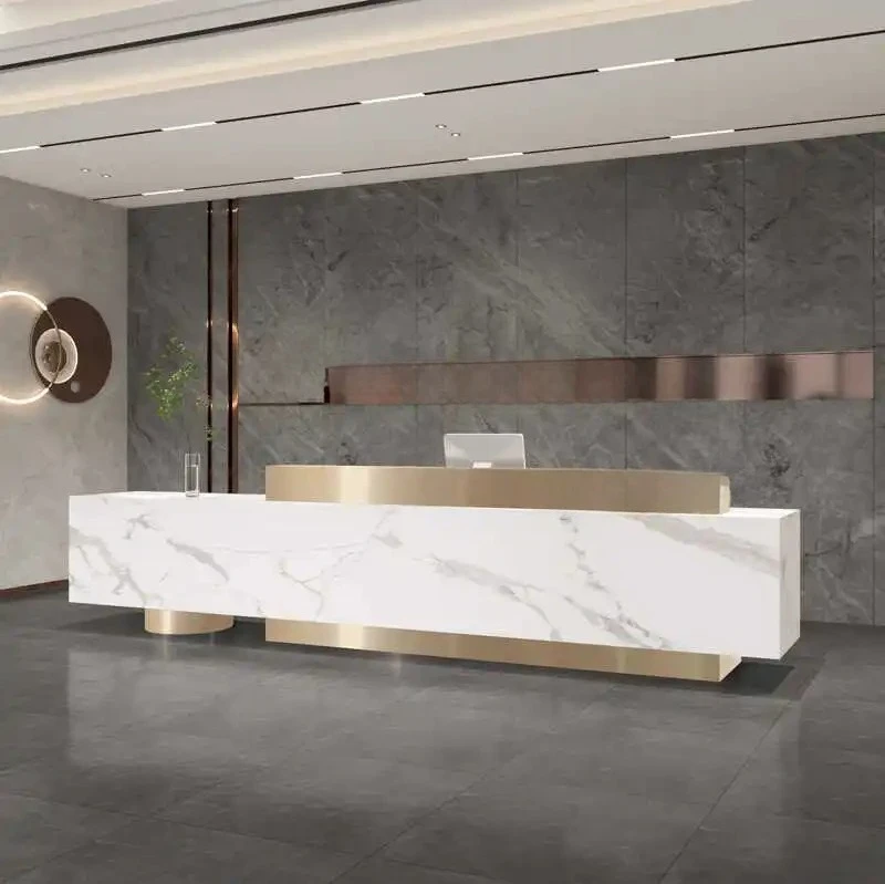 Modern Receptionist Reception Desks Design Light Luxury Business Welcome Stands Reception Desks Salon White Scrivania Furniture
Modern Receptionist Reception Desks Design Light Luxury Business Welcome Stands Reception Desks Salon White Scrivania Furniture