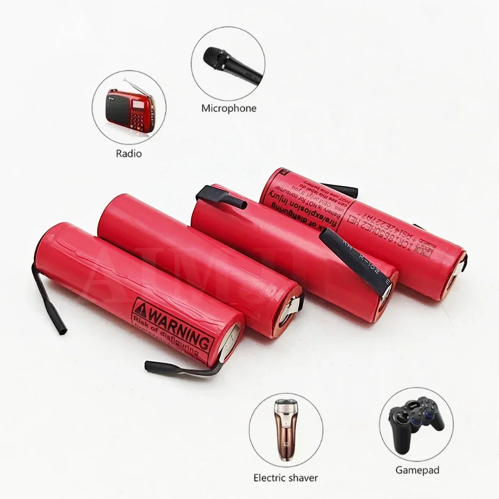 100% Original INR 18650 HE2 HE1 discharge 3.7V 2500mAh 18650 rechargeable battery toy flashlight lithium battery + DIY Nicke
100% Original INR 18650 HE2 HE1 discharge 3.7V 2500mAh 18650 rechargeable battery toy flashlight lithium battery + DIY Nicke