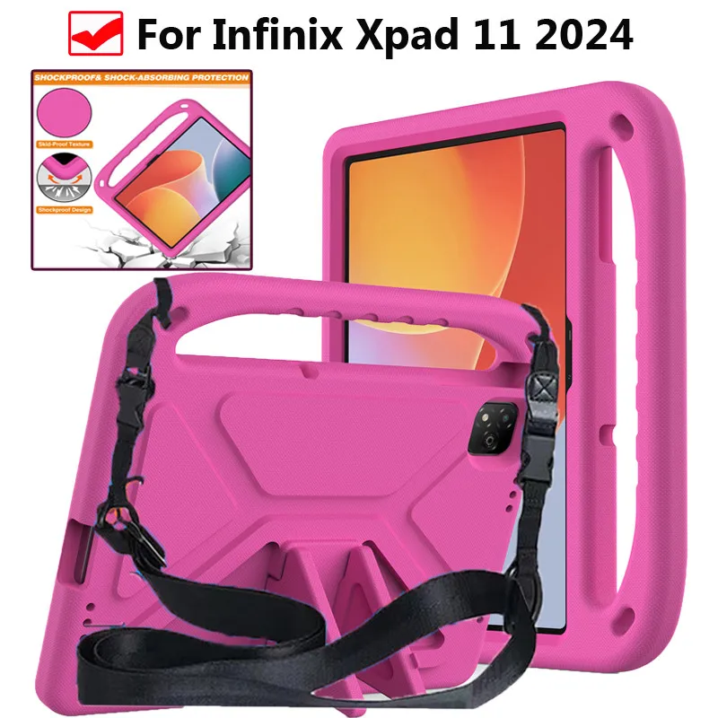 For Infinix Xpad X Pad 11 Inch 2024 Kids EVA Shockproof Case Tablet Stand Cover for Infinix Xpad 11" 2024 X1101
For Infinix Xpad X Pad 11 Inch 2024 Kids EVA Shockproof Case Tablet Stand Cover for Infinix Xpad 11" 2024 X1101