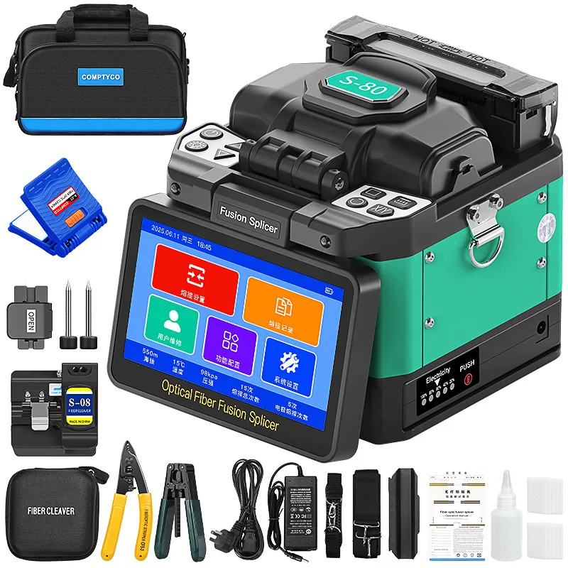 Оптический сварочный аппарат COMPTYCO S-80/A-80S с шестью моторами, HD сенсорным экраном и поддержкой 10 языков
Оптический сварочный аппарат COMPTYCO S-80/A-80S с шестью моторами, HD сенсорным экраном и поддержкой 10 языков