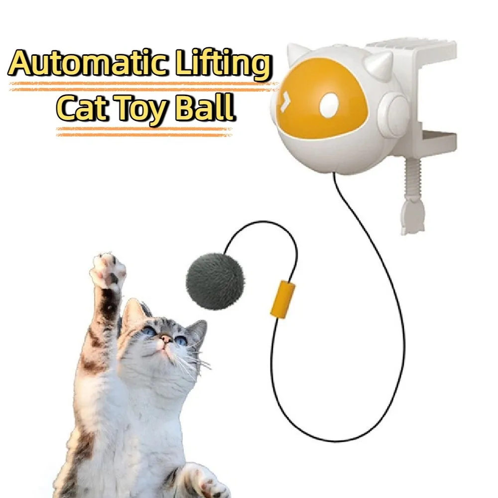 Creative Electric Hang Ball Kitten Toy Smart Bite Resistan Automatic Lifting Cat Toy Ball Self Play Retractable
Creative Electric Hang Ball Kitten Toy Smart Bite Resistan Automatic Lifting Cat Toy Ball Self Play Retractable