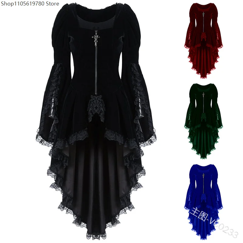 Halloween Medieval Steampunk Victorian Gothic Jacket Noble Court Vintage Witch Vampire Cosplay Costume Irregular Tuxedo Coats
Halloween Medieval Steampunk Victorian Gothic Jacket Noble Court Vintage Witch Vampire Cosplay Costume Irregular Tuxedo Coats