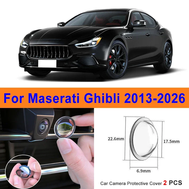360 Reverse Image Car Camera Cover Anti-Scratch PC Lens Protector Stickers For Maserati Ghibli 2013-2026 2Pcs
360 Reverse Image Car Camera Cover Anti-Scratch PC Lens Protector Stickers For Maserati Ghibli 2013-2026 2Pcs