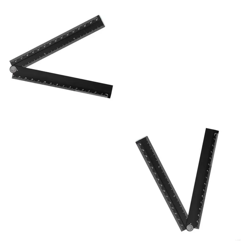 30cm Aluminum Foldable Rulers Lightweight Metal Rulers Tool for Convenient Storage & Easy Carrying in School or Office L4MF
30cm Aluminum Foldable Rulers Lightweight Metal Rulers Tool for Convenient Storage & Easy Carrying in School or Office L4MF