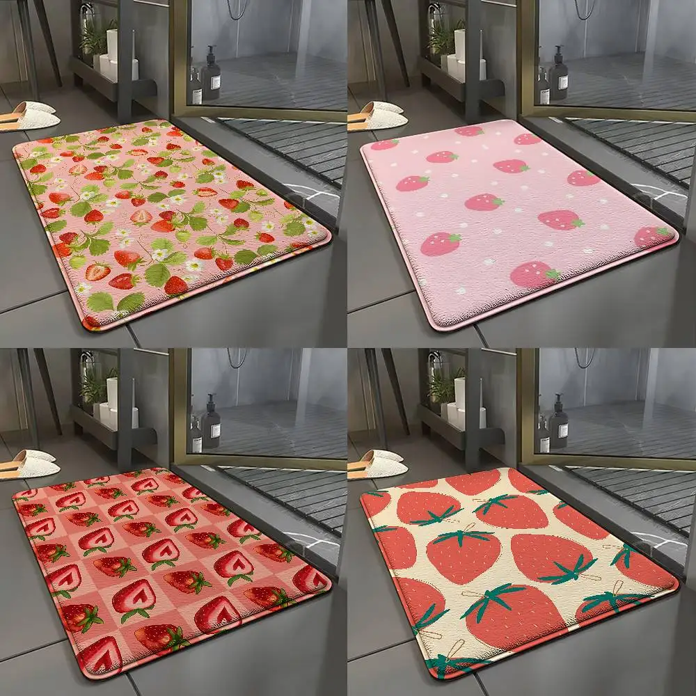 Cute Strawberry Floor Mats Home Laundry Rug Carpet For Living Room Decor Lounge Area Anti-slip Foot Mat Entrance Doormat
Cute Strawberry Floor Mats Home Laundry Rug Carpet For Living Room Decor Lounge Area Anti-slip Foot Mat Entrance Doormat
