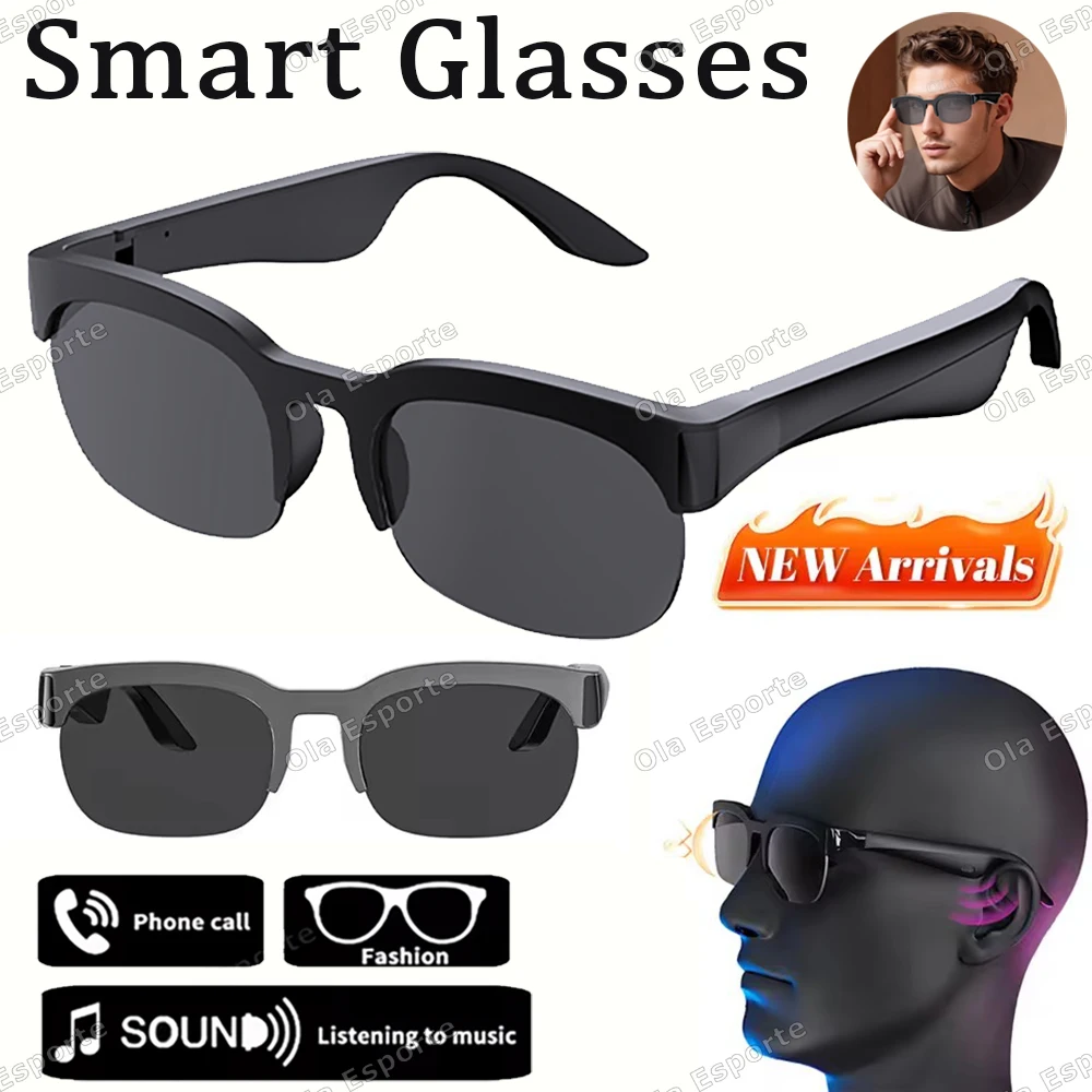 Новые уличные умные очки, Bluetooth-вызовы, управление музыкой, беспроводные модные Bluetooth-наушники для мужчин и женщин, подарки, наушники
Новые уличные умные очки, Bluetooth-вызовы, управление музыкой, беспроводные модные Bluetooth-наушники для мужчин и женщин, подарки, наушники