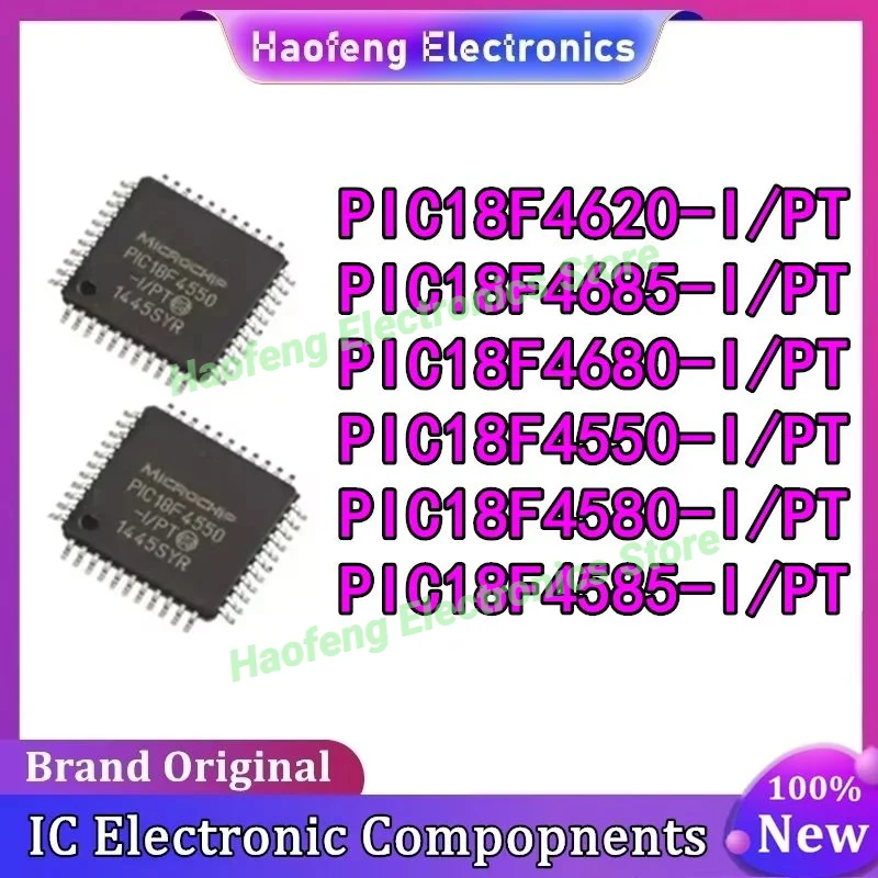 PIC18F4550-I/PT PIC18F4580 PIC18F4585 PIC18F4620 PIC18F4680 PIC18F4685-I/PT IC MCU Chip in stock
PIC18F4550-I/PT PIC18F4580 PIC18F4585 PIC18F4620 PIC18F4680 PIC18F4685-I/PT IC MCU Chip in stock