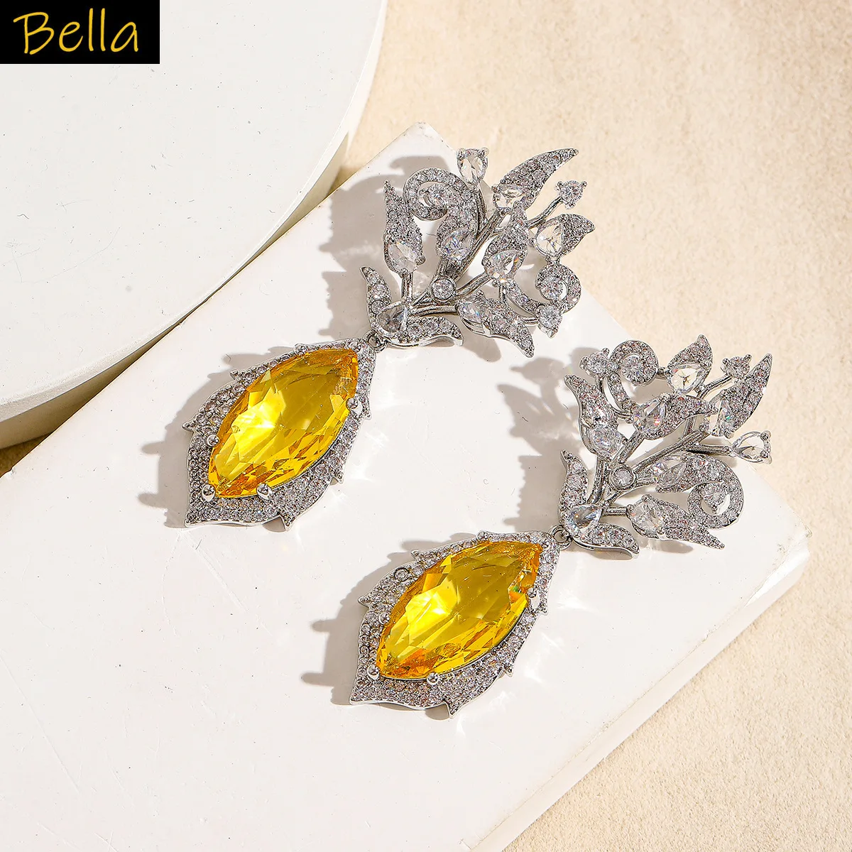 yellow earrings for women evening party jewelry wedding bride earrings flower waterdrop anniversary gift female
yellow earrings for women evening party jewelry wedding bride earrings flower waterdrop anniversary gift female