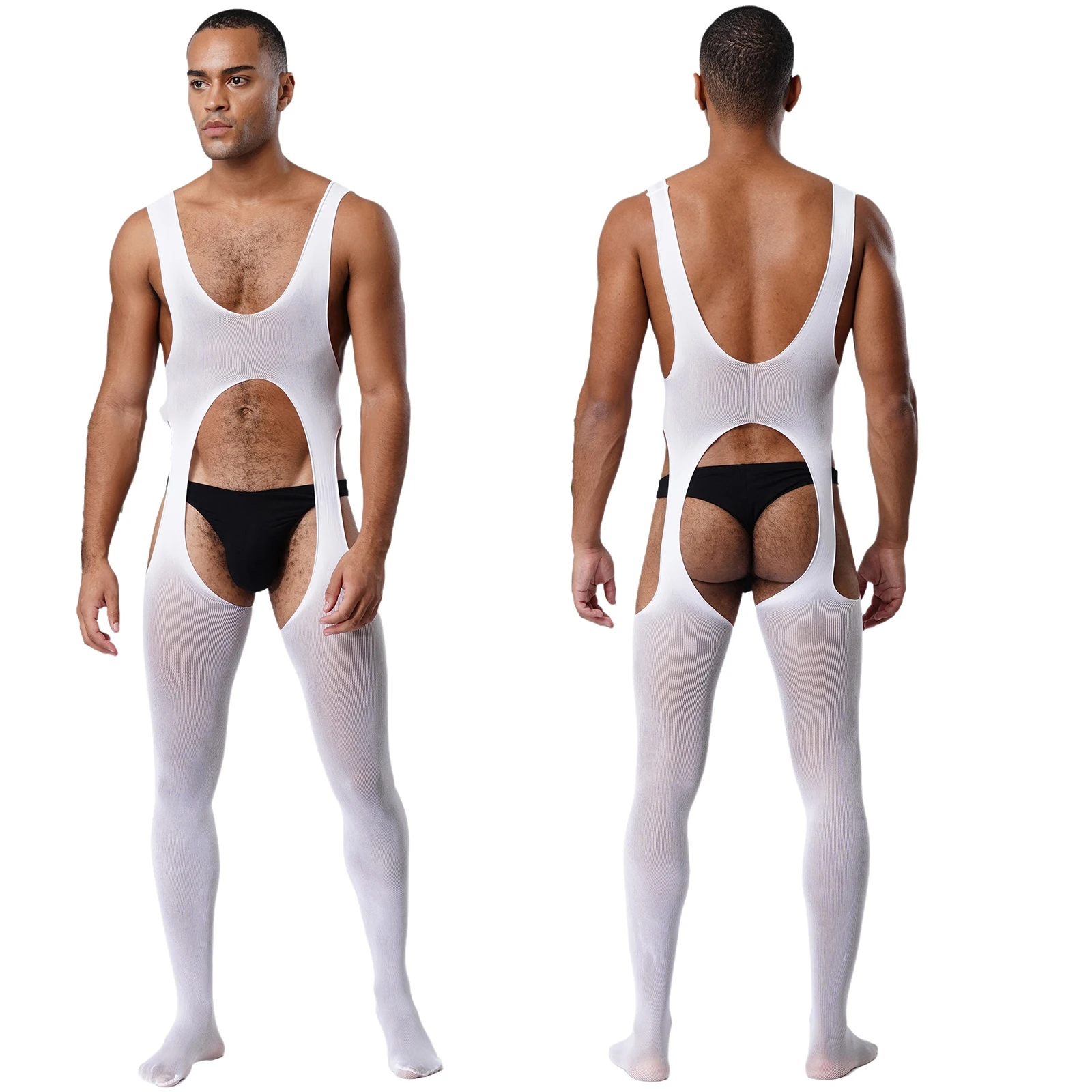 Men Sissy Footed Body-stockings Sleeveless Crotchless Open Butt Bodysuit Leggings for Erotic Dating Night Role Play Nightwear
Men Sissy Footed Body-stockings Sleeveless Crotchless Open Butt Bodysuit Leggings for Erotic Dating Night Role Play Nightwear