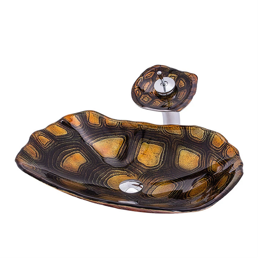 Modern Countertop Basin Hotel Balcony Bathroom Wash Basin Art Tempered Glass Wash Basin Household Bathroom Above Counter Basin
Modern Countertop Basin Hotel Balcony Bathroom Wash Basin Art Tempered Glass Wash Basin Household Bathroom Above Counter Basin