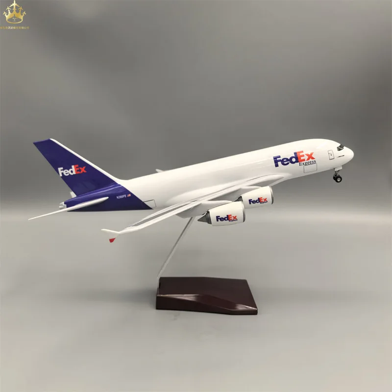 380 Federal Cargo Aircraft Model 47cm with Wheels Simulation Static Aircraft Model
380 Federal Cargo Aircraft Model 47cm with Wheels Simulation Static Aircraft Model