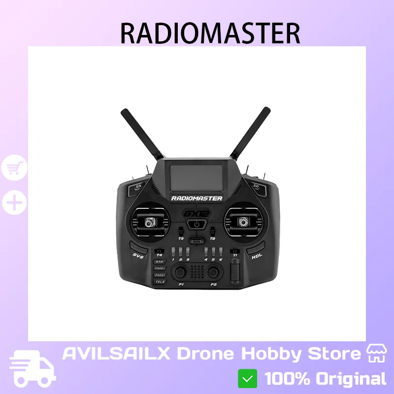 Радиоконтроллер Radiomaster GX12 ELRS с ЧПУ, стабилизатор для зала, 2,4G/900 МГц, двухдиапазонный, скорость обновления 1000 Гц, FPV-передатчик для дрона 
Радиоконтроллер Radiomaster GX12 ELRS с ЧПУ, стабилизатор для зала, 2,4G/900 МГц, двухдиапазонный, скорость обновления 1000 Гц, FPV-передатчик для дрона