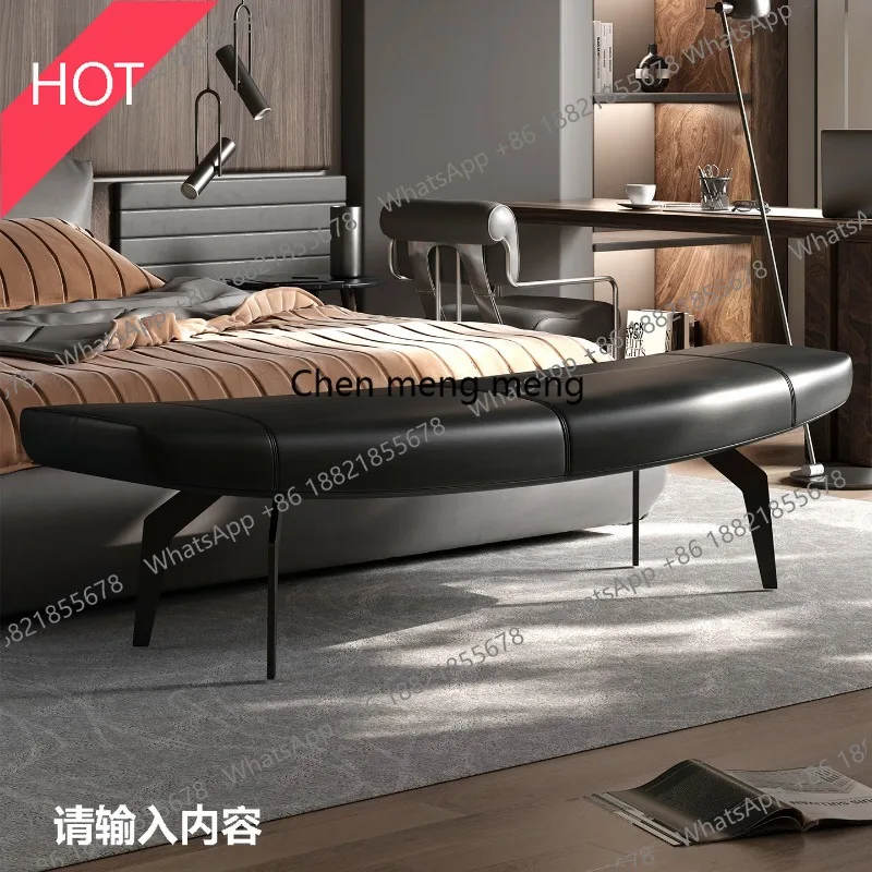 M02 Italian minimalist bedside stool, bedroom designer leather bench, high-end high stool
M02 Italian minimalist bedside stool, bedroom designer leather bench, high-end high stool