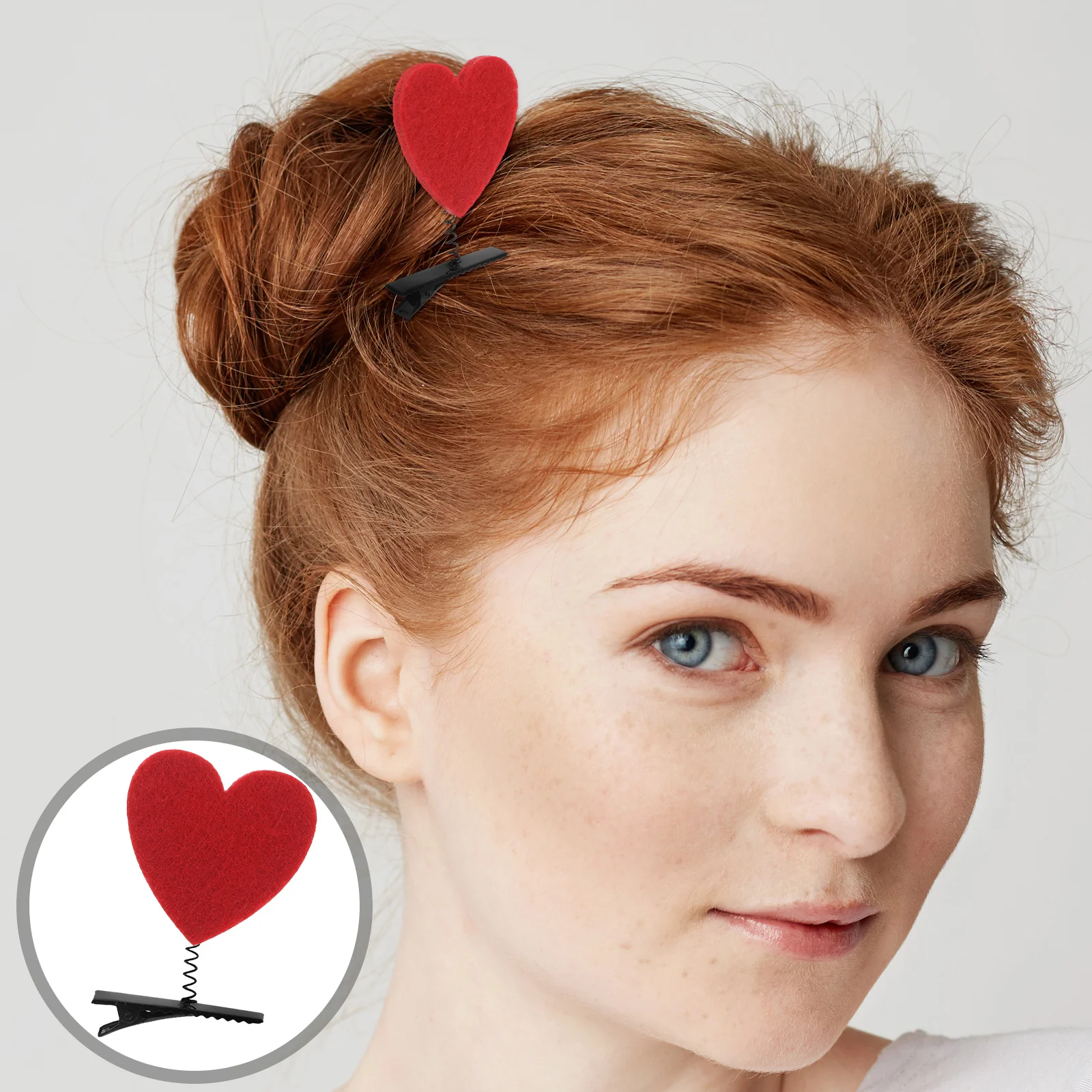 10 Pcs Love Hairpin Valentine Clip for Kid Heart Valentine's Day Accessories Piece Clips Non-woven Fabric Sweet Heart-shaped
10 Pcs Love Hairpin Valentine Clip for Kid Heart Valentine's Day Accessories Piece Clips Non-woven Fabric Sweet Heart-shaped