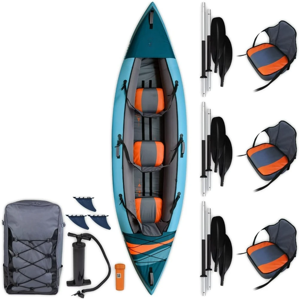 Beach Premium Inflatable Kayak Complete Package Including Kayak, Seat, Paddle, Pump and Travel/Storage Bag, Kayak
Beach Premium Inflatable Kayak Complete Package Including Kayak, Seat, Paddle, Pump and Travel/Storage Bag, Kayak