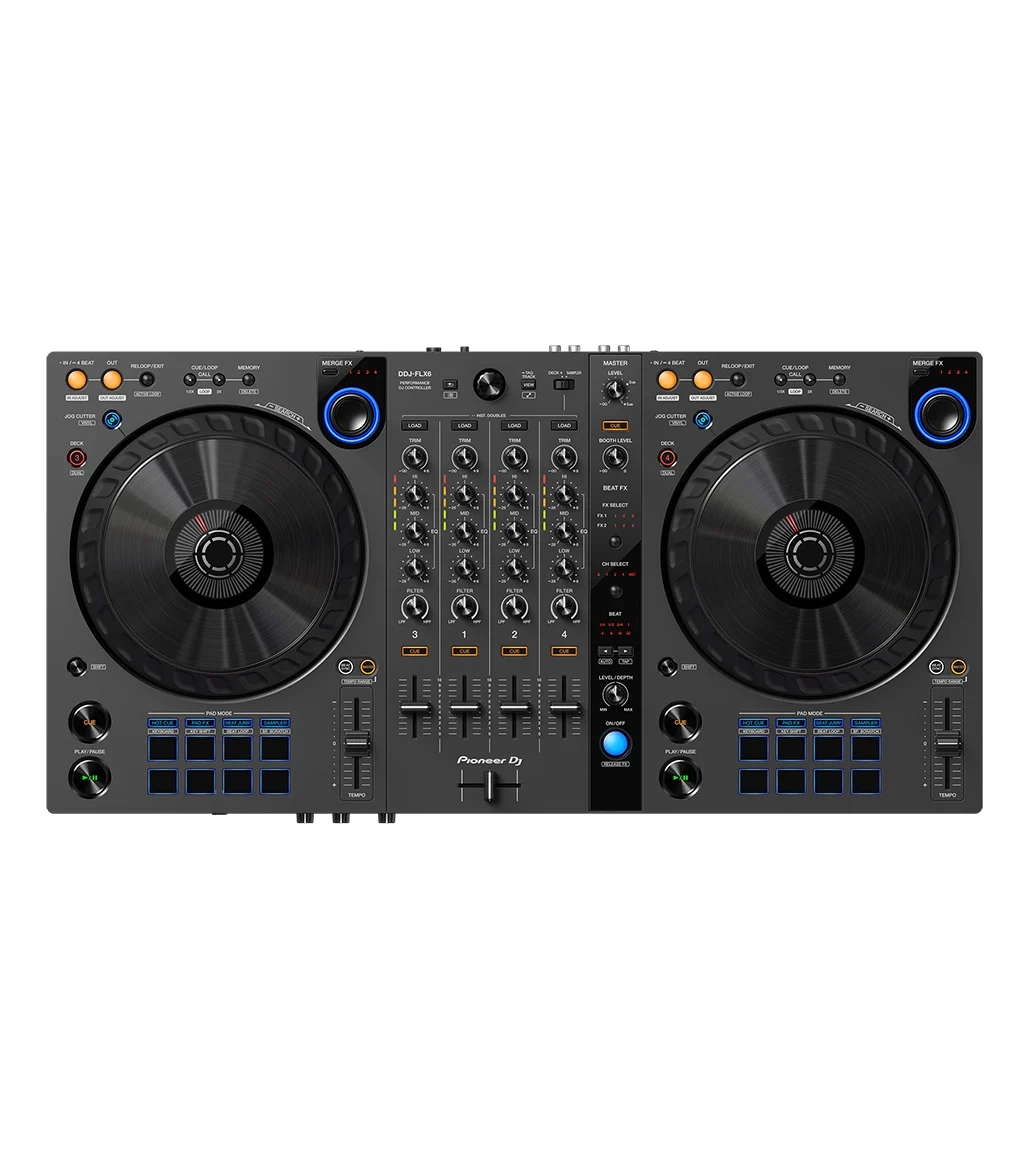 DDJ-FLX6-GT контроллер, цифровой дисковый проигрыватель DJ, Поддержка множества программного обеспечения для новых машин
DDJ-FLX6-GT контроллер, цифровой дисковый проигрыватель DJ, Поддержка множества программного обеспечения для новых машин