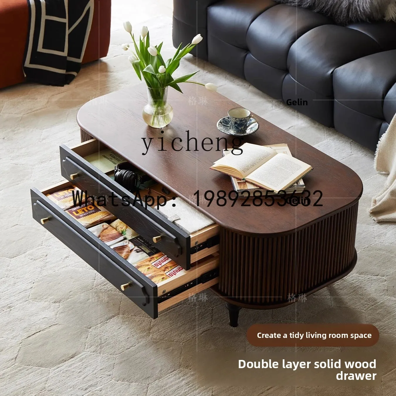 retro solid wood coffee table TV cabinet combination living room household oval medieval tea table
retro solid wood coffee table TV cabinet combination living room household oval medieval tea table