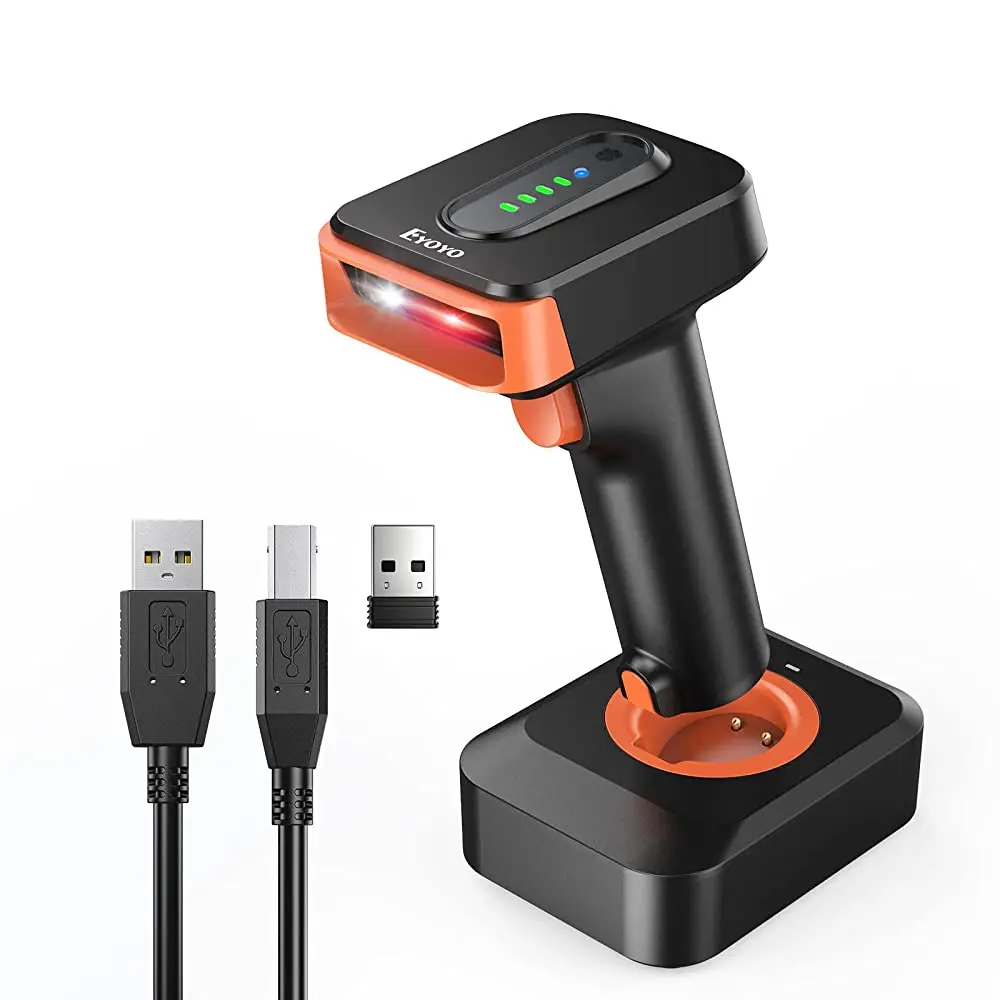Eyoyo Auto-sensing Screen Scanning 1D/2D Barcode Scanner with 2500mAh Battery & 4-mil Precision
Eyoyo Auto-sensing Screen Scanning 1D/2D Barcode Scanner with 2500mAh Battery & 4-mil Precision