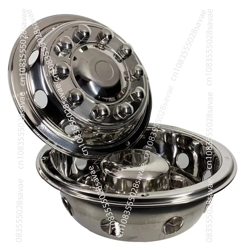 Automobile wheel hub cover stainless steel wheel modification truck general 8-10 holes 22.5 inches
Automobile wheel hub cover stainless steel wheel modification truck general 8-10 holes 22.5 inches