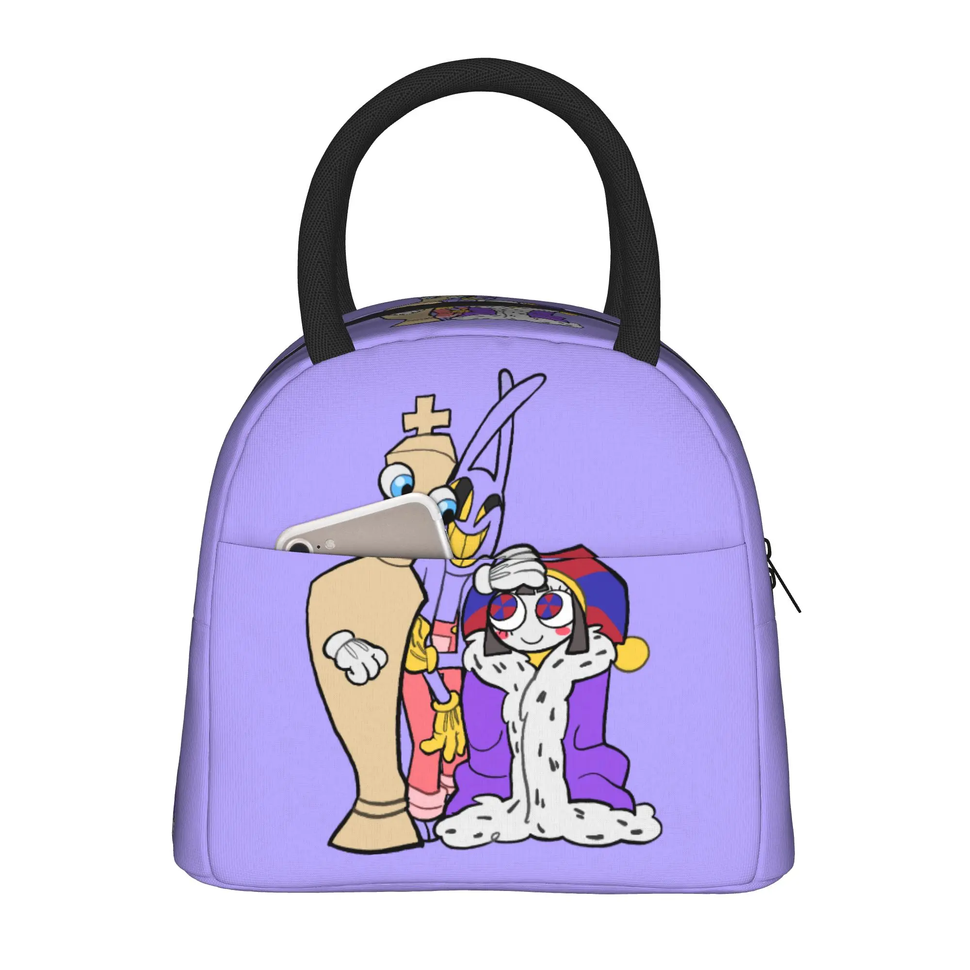 Cartoon Digitals Circus Insulated Lunch Bag Thermal Bag Reusable Tote Lunch Box Bento Pouch Work Outdoor
Cartoon Digitals Circus Insulated Lunch Bag Thermal Bag Reusable Tote Lunch Box Bento Pouch Work Outdoor