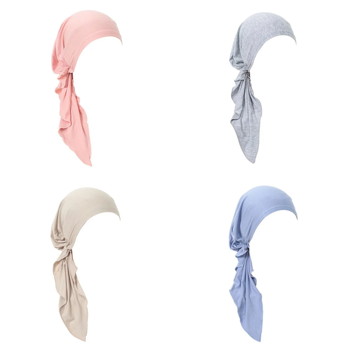 4pcs Instant Hijab Modal Stretch Turban Caps Long Tail Soft Elastic Beanies Hat Bonnet Hair Loss Head Wrap Headwear Turban Mujer
4pcs Instant Hijab Modal Stretch Turban Caps Long Tail Soft Elastic Beanies Hat Bonnet Hair Loss Head Wrap Headwear Turban Mujer