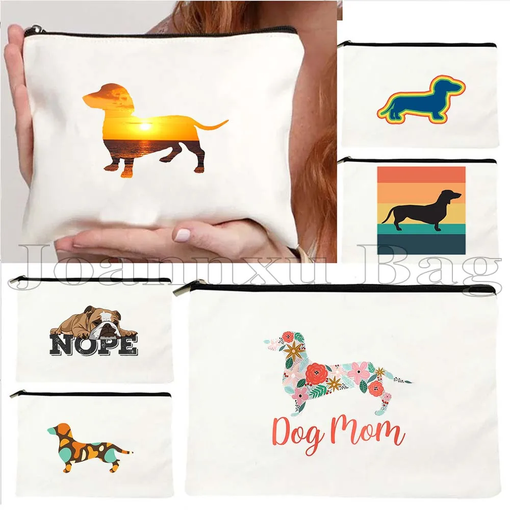 Funny Dachshund Silhouette Dog Mom Floral Heart English Nope French Bulldog Canvas Cosmetic Makeup Toilet Bag Pencil Case Pouch
Funny Dachshund Silhouette Dog Mom Floral Heart English Nope French Bulldog Canvas Cosmetic Makeup Toilet Bag Pencil Case Pouch
