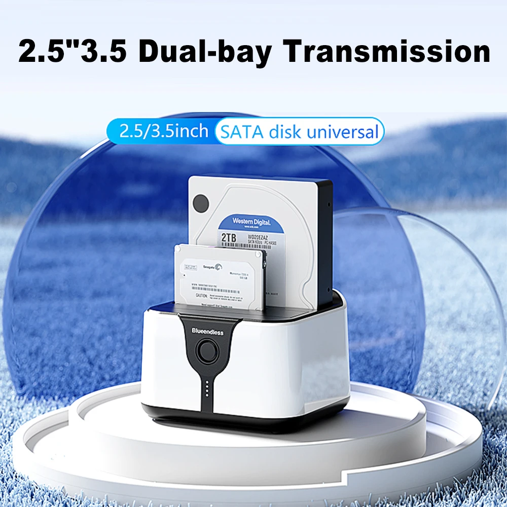 Док-станция для жесткого диска с двумя отсеками 2,5/3,5 дюйма, SATA-USB 3.0, чехол-клон для жесткого диска SSD, чехол для жесткого диска, адаптер для ноутбука
Док-станция для жесткого диска с двумя отсеками 2,5/3,5 дюйма, SATA-USB 3.0, чехол-клон для жесткого диска SSD, чехол для жесткого диска, адаптер для ноутбука