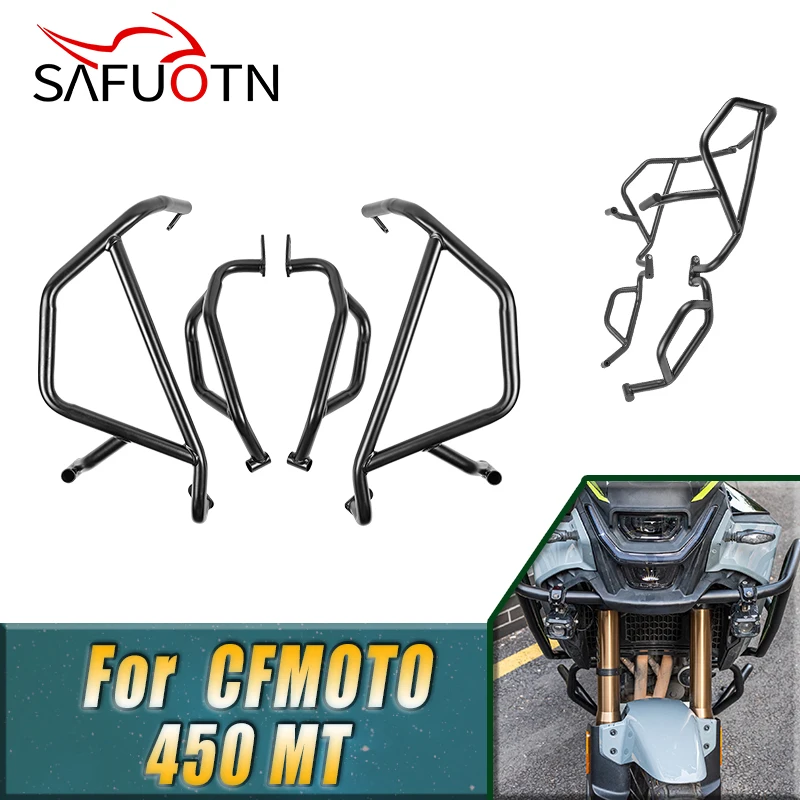 For CFMOTO 450MT 2024 Engine Guard Highway Crash Bar Motorcycle Frame Protection Upper Lower Bumper 450 MT Accessories
For CFMOTO 450MT 2024 Engine Guard Highway Crash Bar Motorcycle Frame Protection Upper Lower Bumper 450 MT Accessories