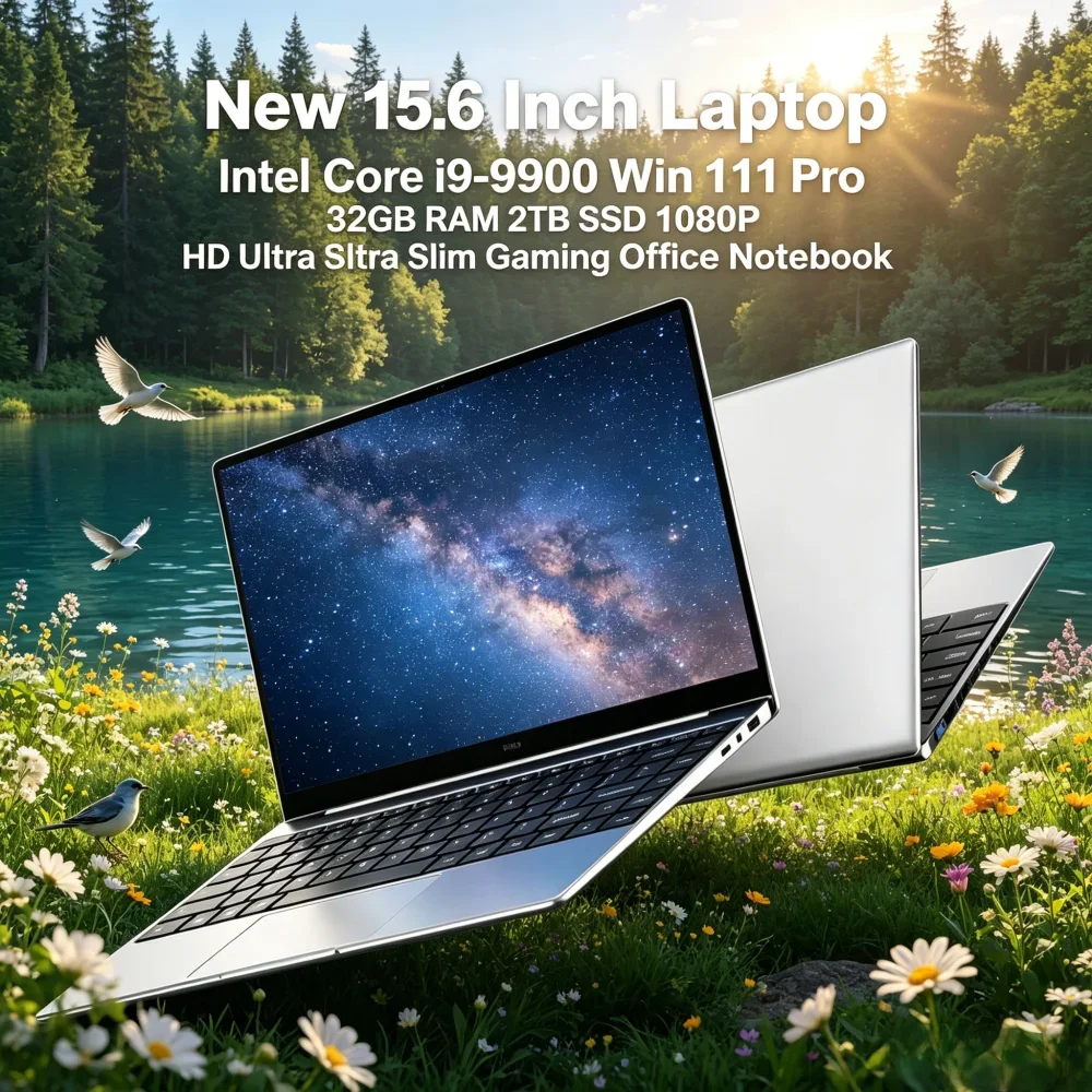 New 15.6 Inch Laptop Intel Core i9-9900 Win11 Pro 32GB RAM 2TB SSD 1080P HD Ultra Slim Gaming Office Notebook
New 15.6 Inch Laptop Intel Core i9-9900 Win11 Pro 32GB RAM 2TB SSD 1080P HD Ultra Slim Gaming Office Notebook