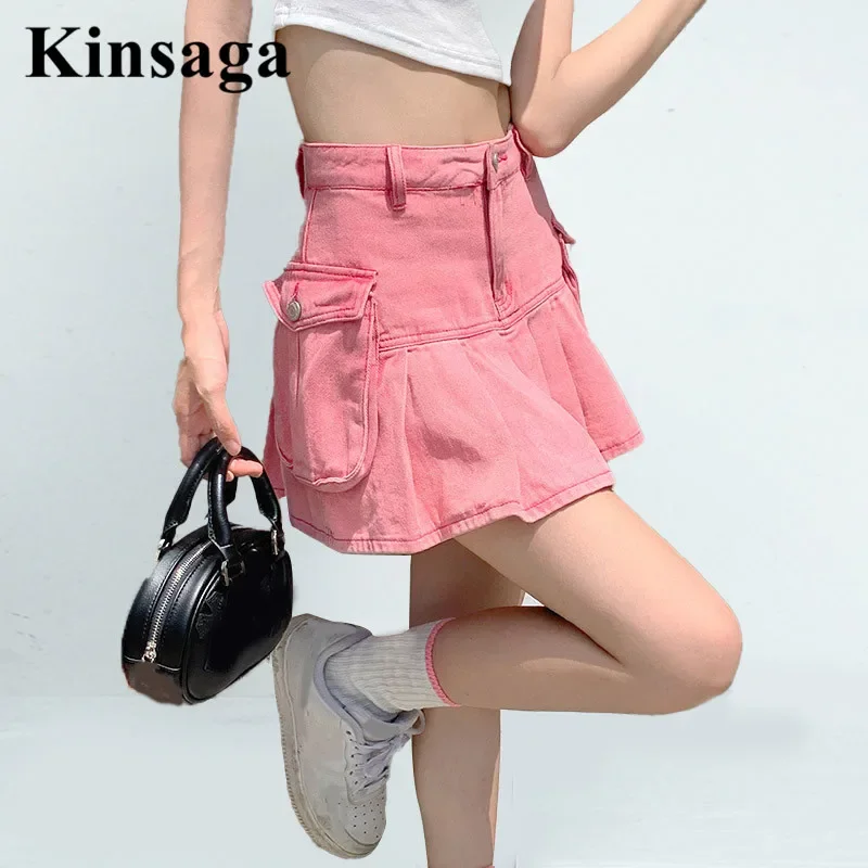 Hotty Cagro Ruffled Pockets Skirts Pink 4xl Women Korean Streetwear Folds Patchwork Jeans Skirt Club Girl Summer Pleated Bottoms
Hotty Cagro Ruffled Pockets Skirts Pink 4xl Women Korean Streetwear Folds Patchwork Jeans Skirt Club Girl Summer Pleated Bottoms