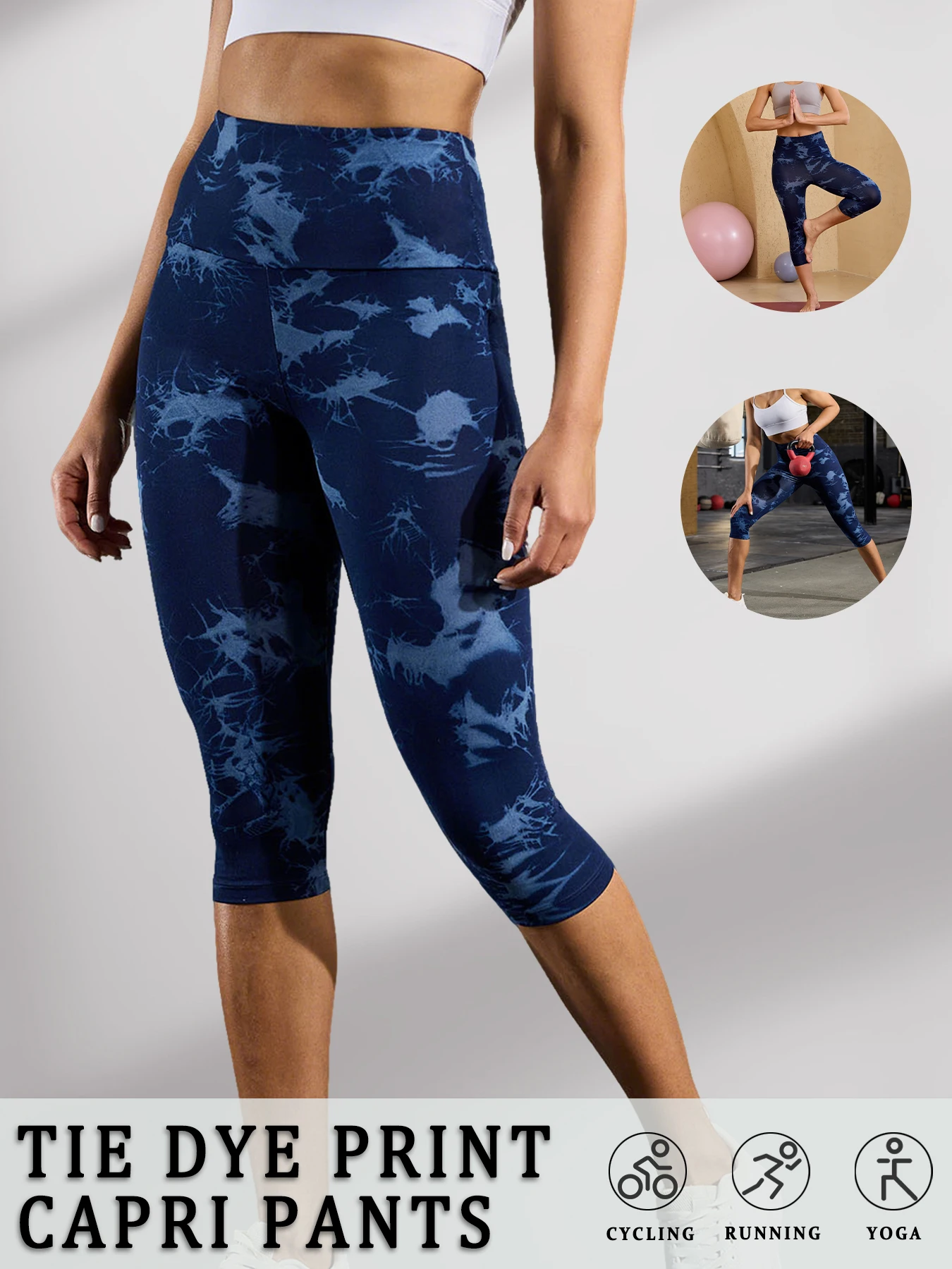 Women's High Waisted Capri Pants Super Soft Tummy Control No See Through Workout Yoga Running Athletic Push Up Gym Leggings
Women's High Waisted Capri Pants Super Soft Tummy Control No See Through Workout Yoga Running Athletic Push Up Gym Leggings