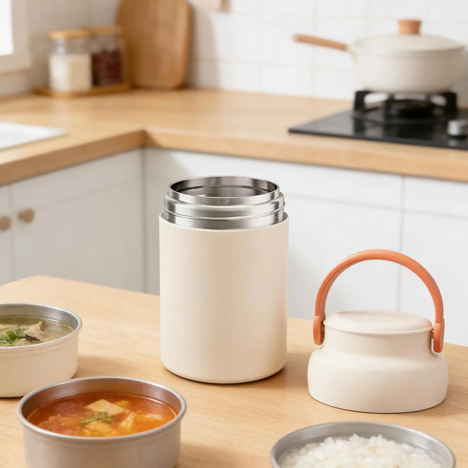 Изолированный ланч-бокс из нержавеющей стали, 600 мл, портативный контейнер для хранения еды, для взрослых, детей, работы, школы, кемпинга
Изолированный ланч-бокс из нержавеющей стали, 600 мл, портативный контейнер для хранения еды, для взрослых, детей, работы, школы, кемпинга